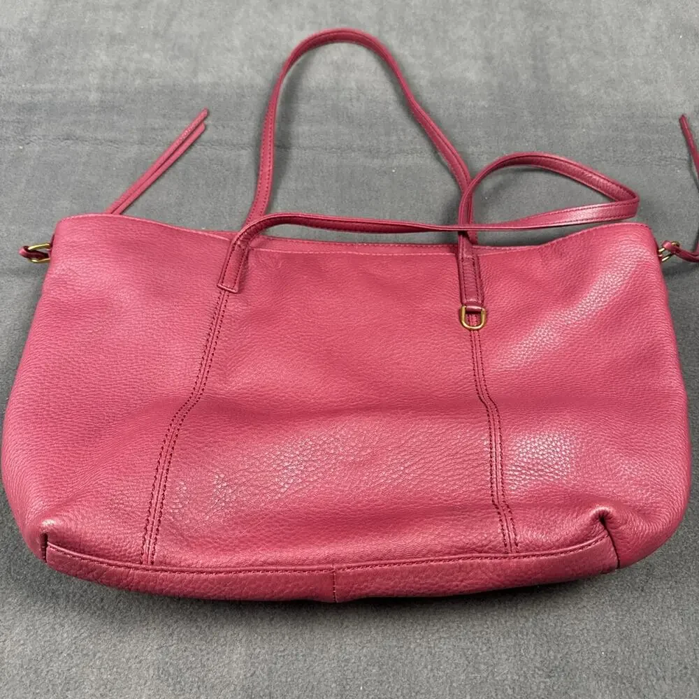 HOBO Kingston Pink Leather Tote Bag